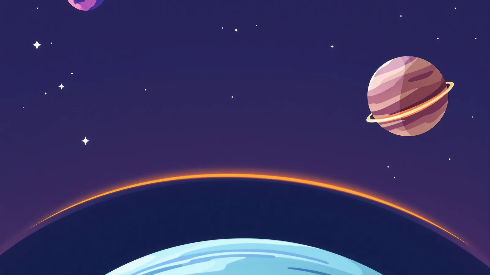 Space Horizon — one of the worlds a Yippito game can be played in